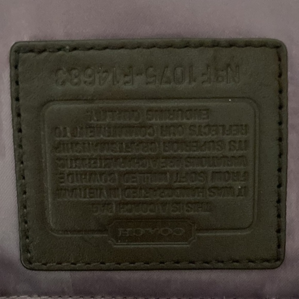 Coach brown leather tote bag - Picture 12 of 12